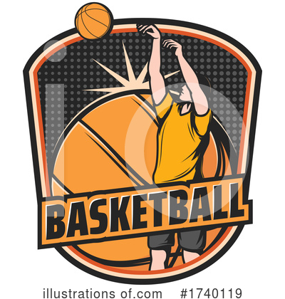 Royalty-Free (RF) Basketball Clipart Illustration by Vector Tradition SM - Stock Sample #1740119
