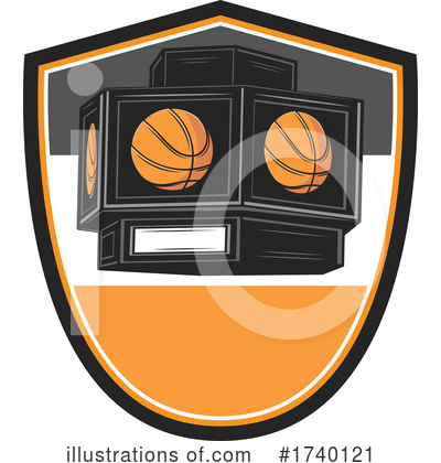 Royalty-Free (RF) Basketball Clipart Illustration by Vector Tradition SM - Stock Sample #1740121