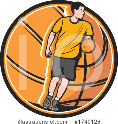 Royalty-Free (RF) Basketball Clipart Illustration by Vector Tradition SM - Stock Sample #1740126