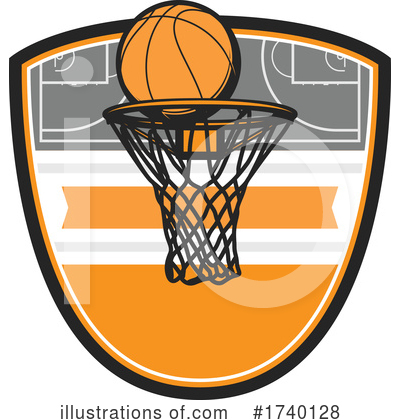 Royalty-Free (RF) Basketball Clipart Illustration by Vector Tradition SM - Stock Sample #1740128