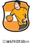 Basketball Clipart #1740138 by Vector Tradition SM