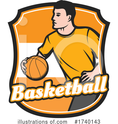 Royalty-Free (RF) Basketball Clipart Illustration by Vector Tradition SM - Stock Sample #1740143
