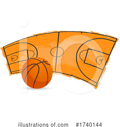 Royalty-Free (RF) Basketball Clipart Illustration by Vector Tradition SM - Stock Sample #1740144
