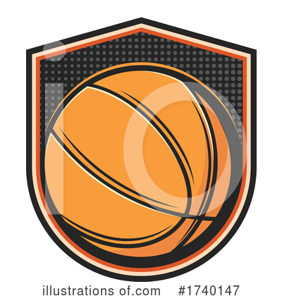 Royalty-Free (RF) Basketball Clipart Illustration by Vector Tradition SM - Stock Sample #1740147