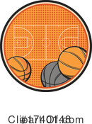 Basketball Clipart #1740148 by Vector Tradition SM