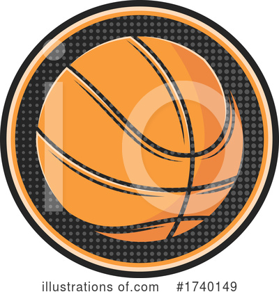 Royalty-Free (RF) Basketball Clipart Illustration by Vector Tradition SM - Stock Sample #1740149