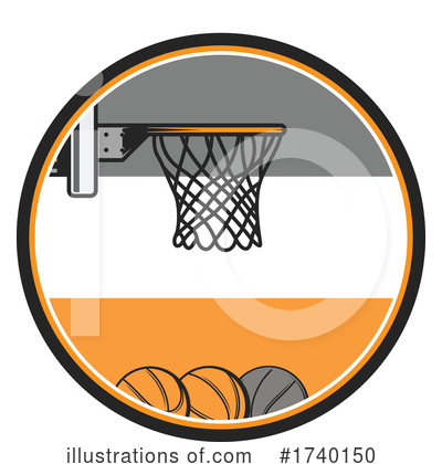 Royalty-Free (RF) Basketball Clipart Illustration by Vector Tradition SM - Stock Sample #1740150