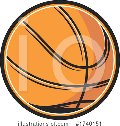 Basketball Clipart #1740151 by Vector Tradition SM
