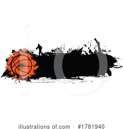 Basketball Player Clipart #1781940 by Vector Tradition SM