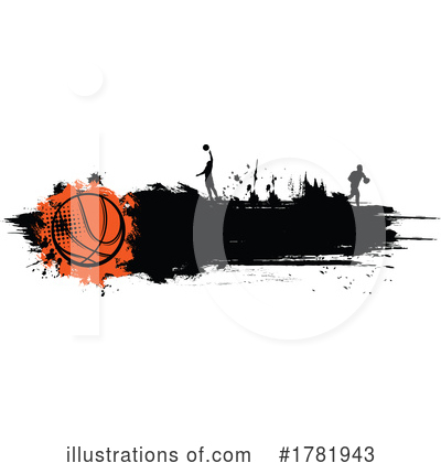 Basketball Player Clipart #1781943 by Vector Tradition SM