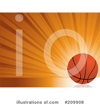 Royalty-Free (RF) Basketball Clipart Illustration by elaineitalia - Stock Sample #209908