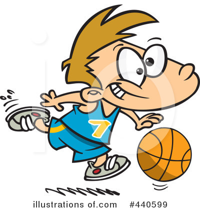 Royalty-Free (RF) Basketball Clipart Illustration by toonaday - Stock Sample #440599
