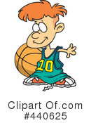Basketball Clipart #440625 by toonaday