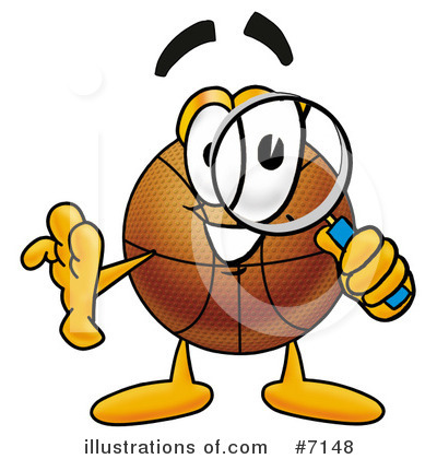 Royalty-Free (RF) Basketball Clipart Illustration by Mascot Junction - Stock Sample #7148