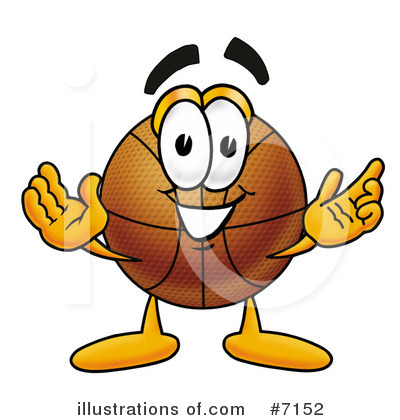 Royalty-Free (RF) Basketball Clipart Illustration by Mascot Junction - Stock Sample #7152
