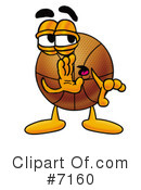 Basketball Clipart #7160 by Mascot Junction