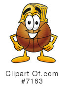 Basketball Clipart #7163 by Mascot Junction