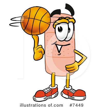 Royalty-Free (RF) Basketball Clipart Illustration by Mascot Junction - Stock Sample #7449