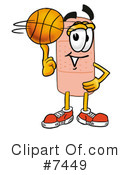 Basketball Clipart #7449 by Mascot Junction