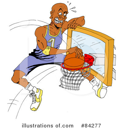 Basketball Clipart #84277 by LaffToon