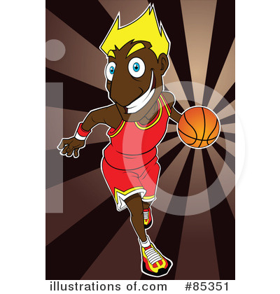 Royalty-Free (RF) Basketball Clipart Illustration by mayawizard101 - Stock Sample #85351