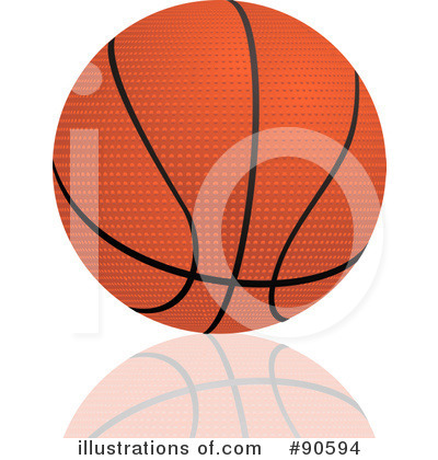 Royalty-Free (RF) Basketball Clipart Illustration by elaineitalia - Stock Sample #90594
