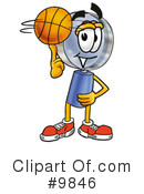 Basketball Clipart #9846 by Mascot Junction
