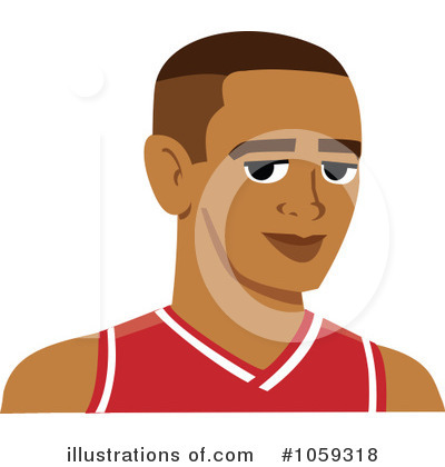 Royalty-Free (RF) Basketball Player Clipart Illustration by Monica - Stock Sample #1059318