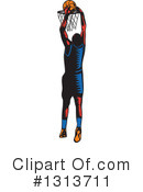 Basketball Player Clipart #1313711 by patrimonio
