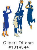 Basketball Player Clipart #1314344 by patrimonio