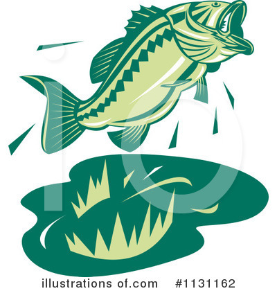 Bass Fish Clipart #1131162 by patrimonio