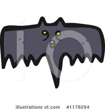 Flying Bat Clipart #1176294 by lineartestpilot
