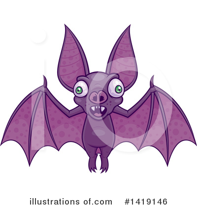 Vampire Bat Clipart #1419146 by John Schwegel