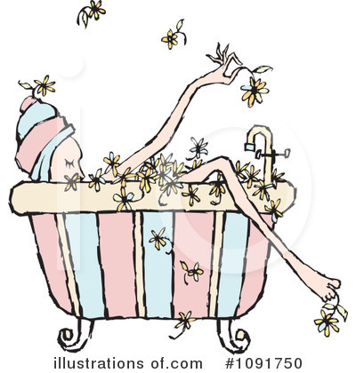 Royalty-Free (RF) Bath Clipart Illustration by Steve Klinkel - Stock Sample #1091750