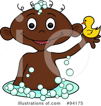 Bath Time Clipart #94175 by Pams Clipart