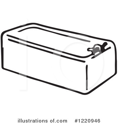 Royalty-Free (RF) Bath Tub Clipart Illustration by Picsburg - Stock Sample #1220946