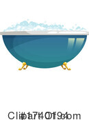 Bath Tub Clipart #1740194 by Vector Tradition SM