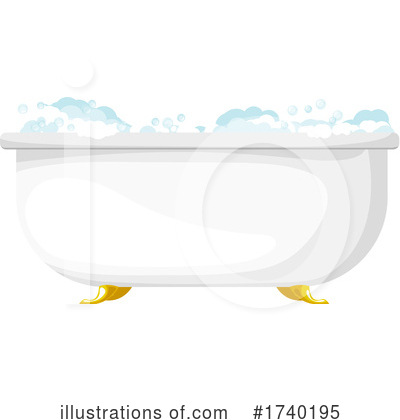 Royalty-Free (RF) Bath Tub Clipart Illustration by Vector Tradition SM - Stock Sample #1740195