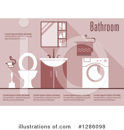 Royalty-Free (RF) Bathroom Clipart Illustration by Vector Tradition SM - Stock Sample #1286098