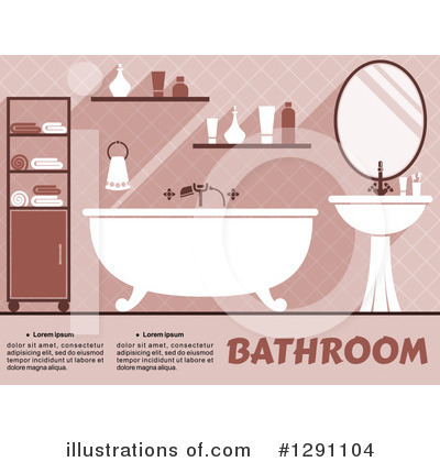 Royalty-Free (RF) Bathroom Clipart Illustration by Vector Tradition SM - Stock Sample #1291104