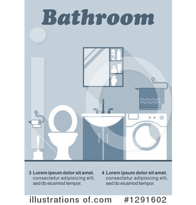 Royalty-Free (RF) Bathroom Clipart Illustration by Vector Tradition SM - Stock Sample #1291602