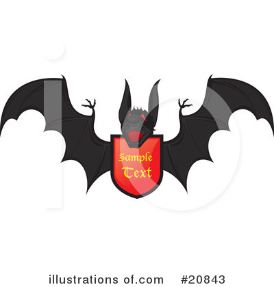 Royalty-Free (RF) Bats Clipart Illustration by Paulo Resende - Stock Sample #20843