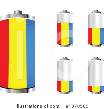 Royalty-Free (RF) Batteries Clipart Illustration by Andrei Marincas - Stock Sample #1078505