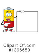 Battery Character Clipart #1396659 by Hit Toon