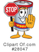 Battery Character Clipart #28047 by Mascot Junction