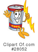 Battery Character Clipart #28052 by Mascot Junction