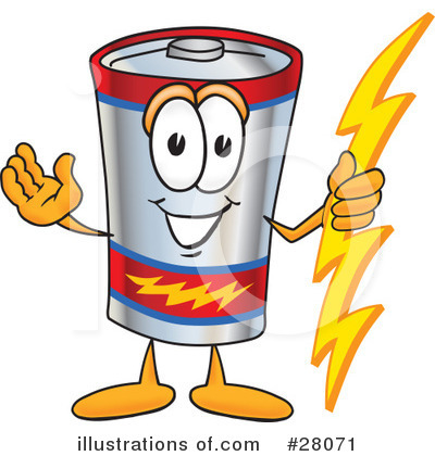 Battery Clipart #28071 by Toons4Biz