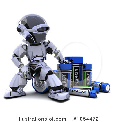 Royalty-Free (RF) Battery Clipart Illustration by KJ Pargeter - Stock Sample #1054472