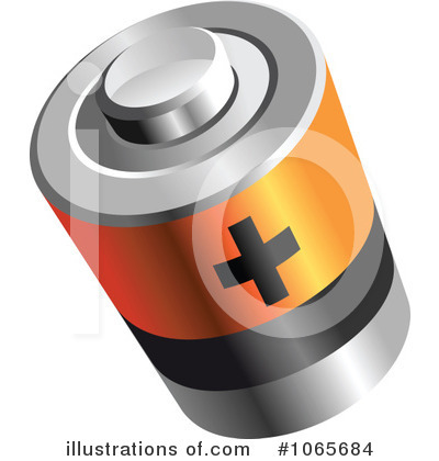 Royalty-Free (RF) Battery Clipart Illustration by Vector Tradition SM - Stock Sample #1065684