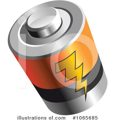 Royalty-Free (RF) Battery Clipart Illustration by Vector Tradition SM - Stock Sample #1065685